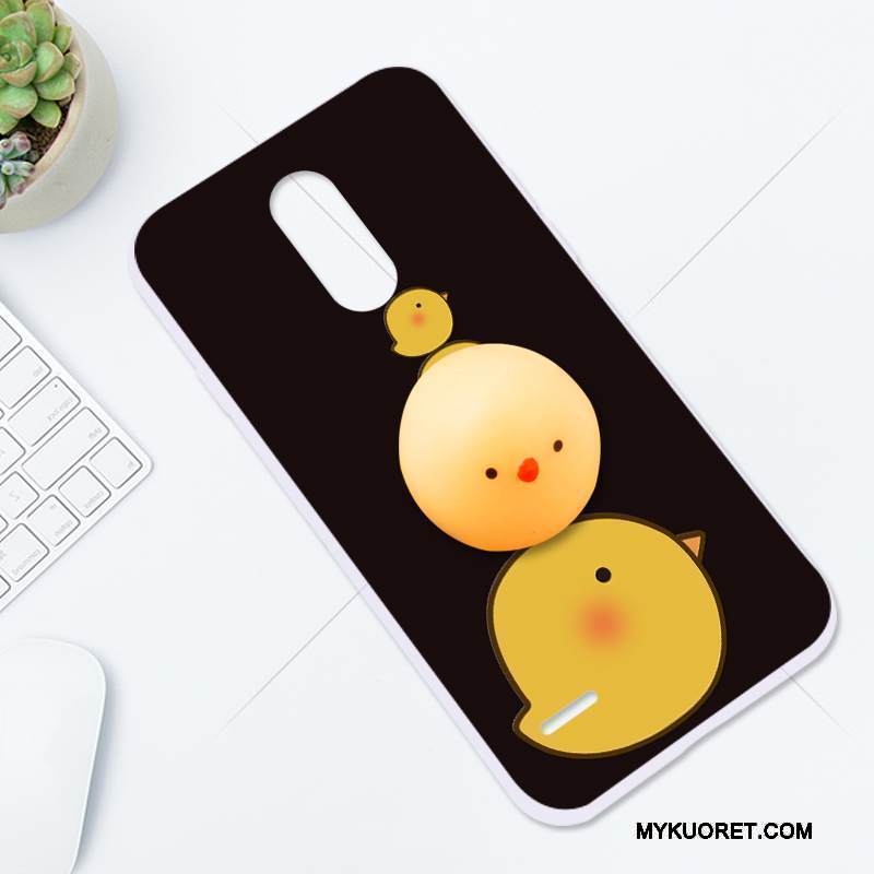 Kuori Lg K10 2017 Silikoni Persoonallisuus Puhelimen Kuoret, Kotelo Lg K10 2017 Pehmeä Neste Keltainen Murtumaton