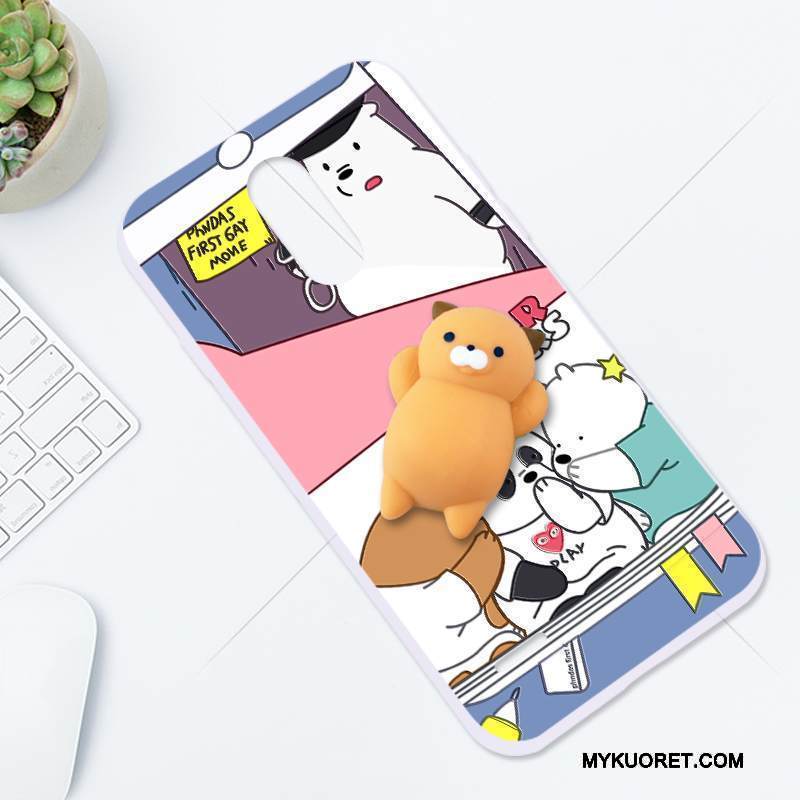 Kuori Lg K10 2017 Silikoni Persoonallisuus Puhelimen Kuoret, Kotelo Lg K10 2017 Pehmeä Neste Keltainen Murtumaton