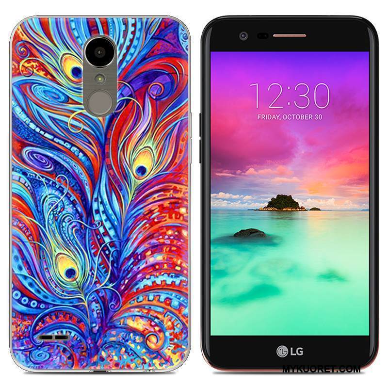 Kuori Lg K10 2017 Silikoni Ultra Harmaa, Kotelo Lg K10 2017 Pehmeä Neste Trendi Puhelimen Kuoret