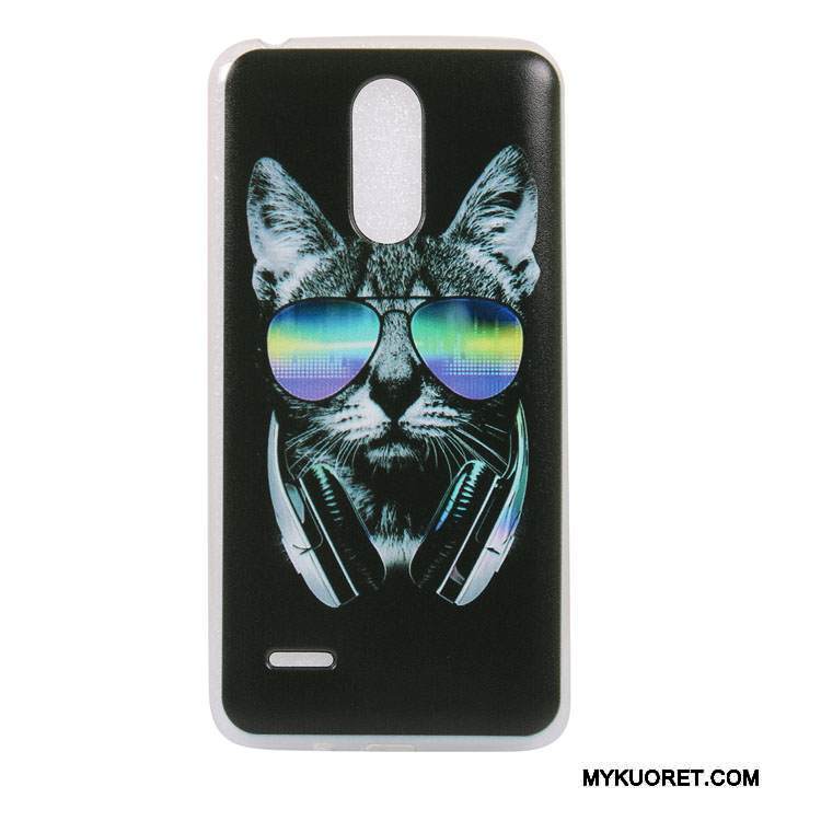 Kuori Lg K10 2017 Suojaus Puhelimen Kuoret Sininen, Kotelo Lg K10 2017 Pehmeä Neste Ripustettavat Koristeet