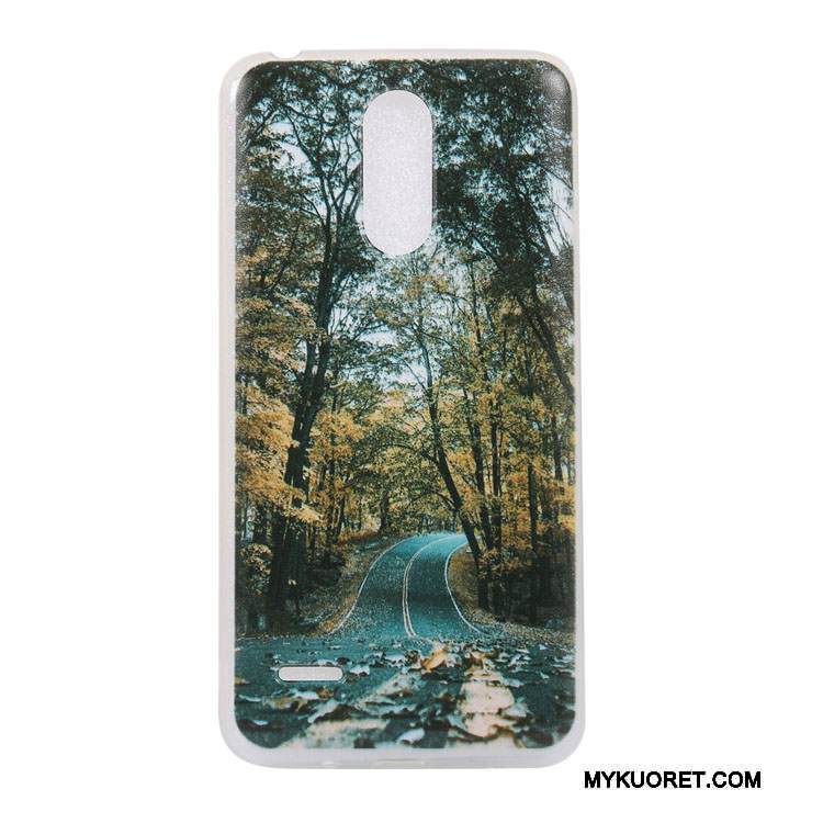 Kuori Lg K10 2017 Suojaus Puhelimen Kuoret Sininen, Kotelo Lg K10 2017 Pehmeä Neste Ripustettavat Koristeet