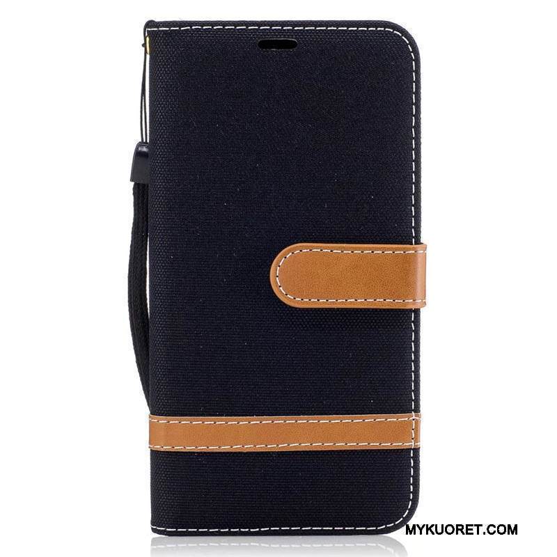 Kuori Lg K10 2017 Suojaus Punainen Denimi, Kotelo Lg K10 2017