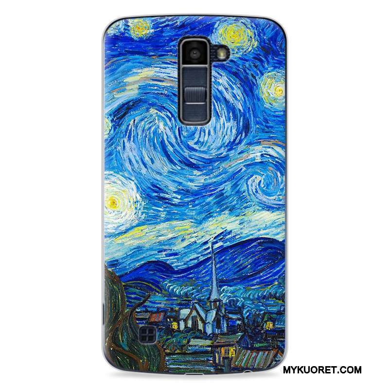 Kuori Lg K10 Sarjakuva Kova Punainen, Kotelo Lg K10 Maalaus Puhelimen Kuoret