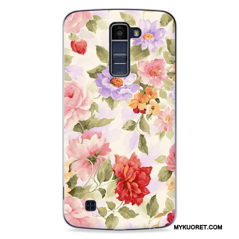 Kuori Lg K10 Sarjakuva Kova Punainen, Kotelo Lg K10 Maalaus Puhelimen Kuoret