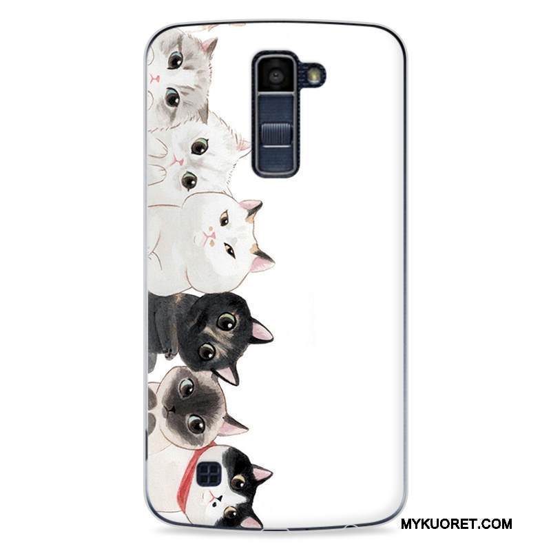 Kuori Lg K10 Sarjakuva Kova Punainen, Kotelo Lg K10 Maalaus Puhelimen Kuoret