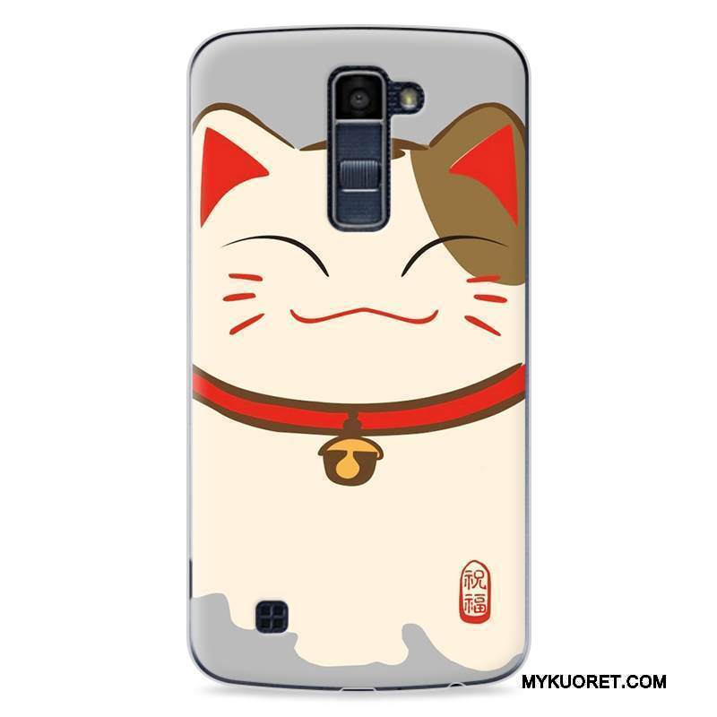 Kuori Lg K10 Sarjakuva Kova Punainen, Kotelo Lg K10 Maalaus Puhelimen Kuoret