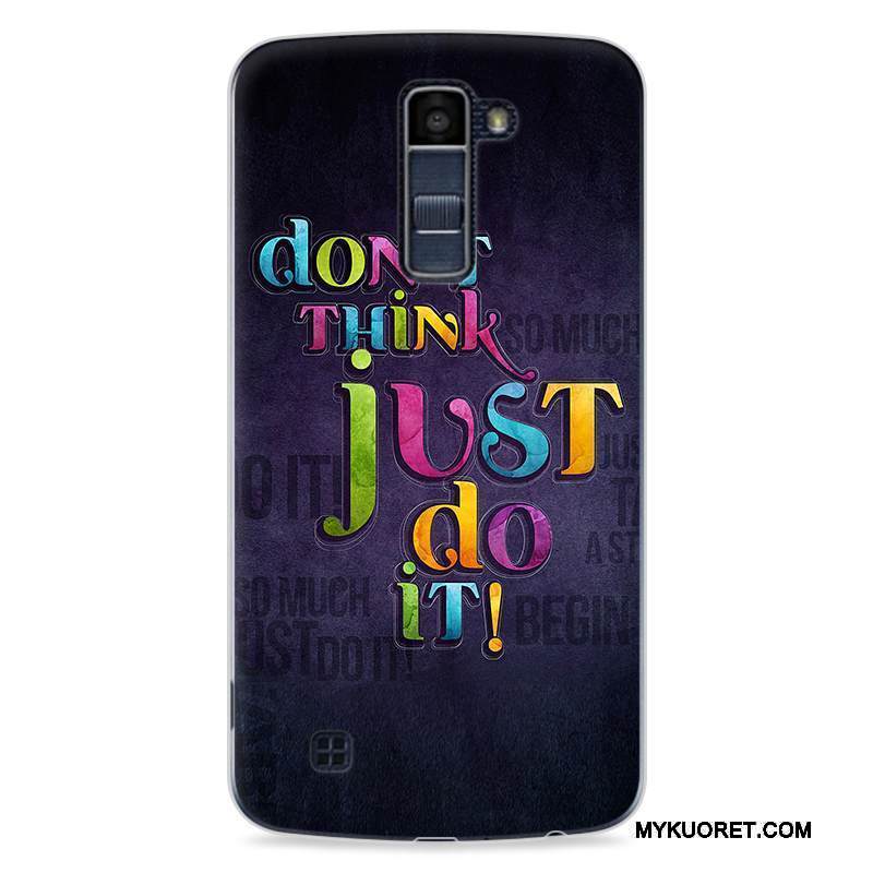 Kuori Lg K10 Sarjakuva Kova Punainen, Kotelo Lg K10 Maalaus Puhelimen Kuoret