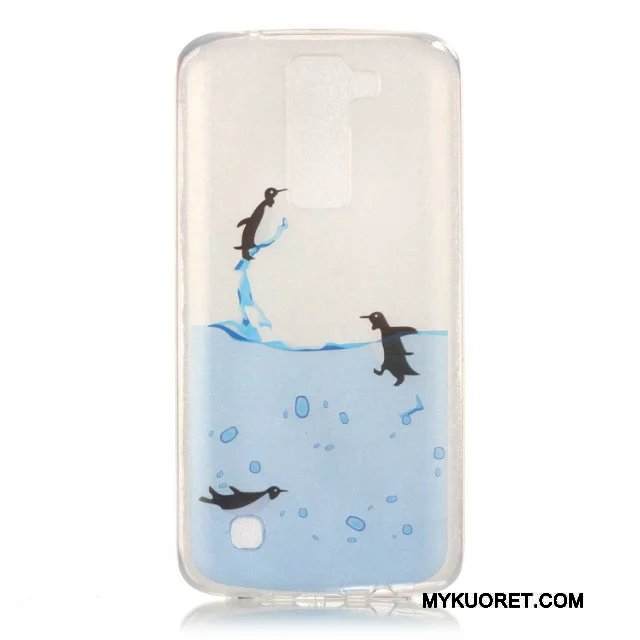 Kuori Lg K10 Sarjakuva Puhelimen Kuoret Sininen, Kotelo Lg K10 Silikoni Murtumaton