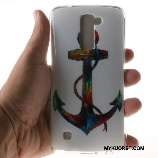 Kuori Lg K10 Sarjakuva Puhelimen Kuoret Sininen, Kotelo Lg K10 Silikoni Murtumaton