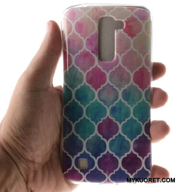 Kuori Lg K10 Sarjakuva Puhelimen Kuoret Sininen, Kotelo Lg K10 Silikoni Murtumaton