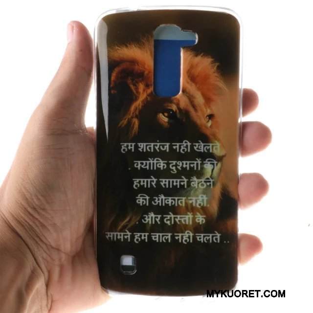 Kuori Lg K10 Sarjakuva Puhelimen Kuoret Sininen, Kotelo Lg K10 Silikoni Murtumaton