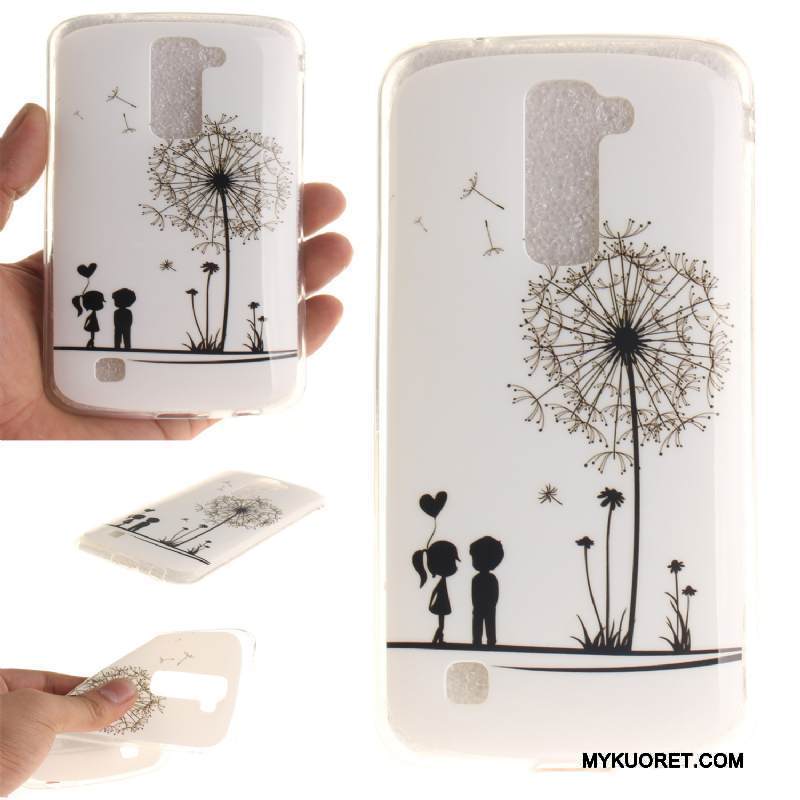 Kuori Lg K10 Sarjakuva Puhelimen Kuoret Sininen, Kotelo Lg K10 Silikoni Murtumaton