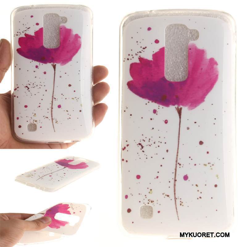 Kuori Lg K10 Sarjakuva Puhelimen Kuoret Sininen, Kotelo Lg K10 Silikoni Murtumaton