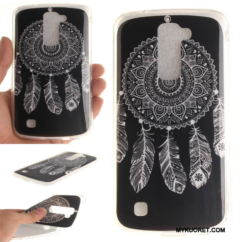 Kuori Lg K10 Sarjakuva Puhelimen Kuoret Sininen, Kotelo Lg K10 Silikoni Murtumaton