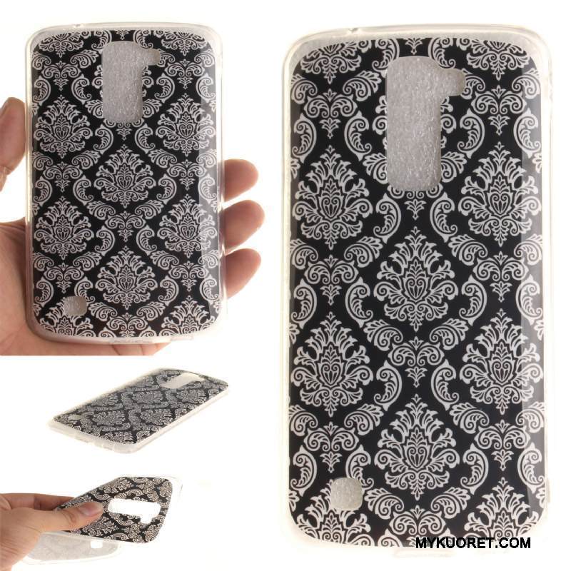 Kuori Lg K10 Sarjakuva Puhelimen Kuoret Sininen, Kotelo Lg K10 Silikoni Murtumaton