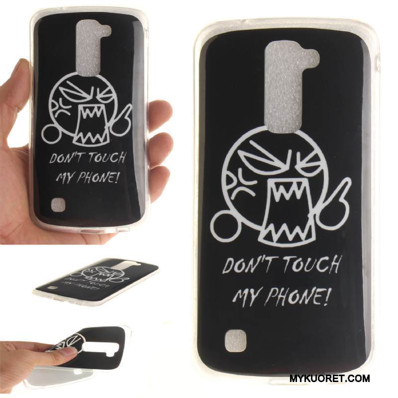 Kuori Lg K10 Sarjakuva Puhelimen Kuoret Sininen, Kotelo Lg K10 Silikoni Murtumaton