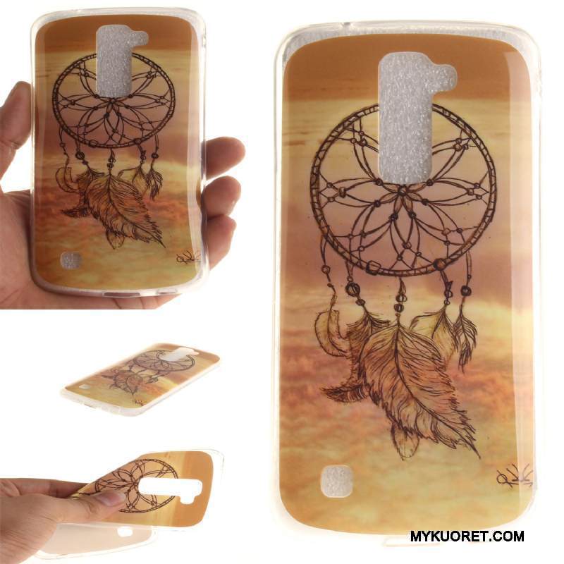 Kuori Lg K10 Sarjakuva Puhelimen Kuoret Sininen, Kotelo Lg K10 Silikoni Murtumaton