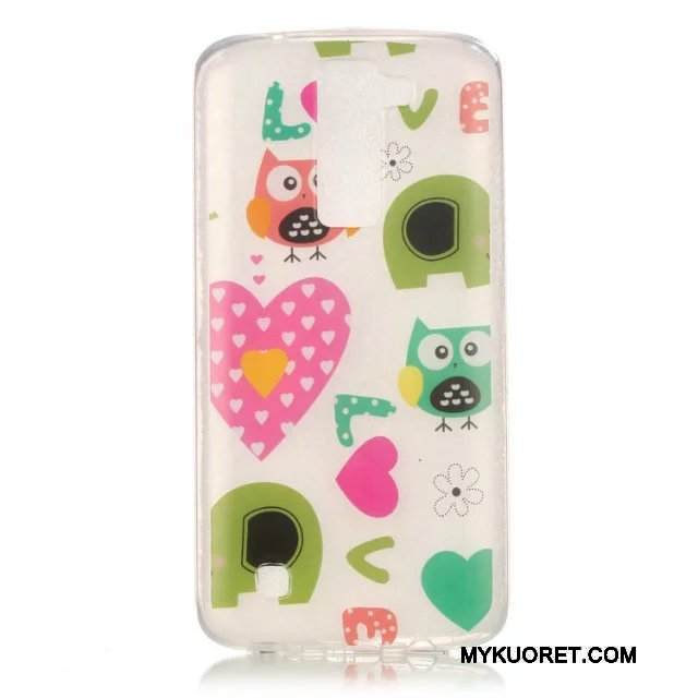 Kuori Lg K10 Sarjakuva Puhelimen Kuoret Sininen, Kotelo Lg K10 Silikoni Murtumaton