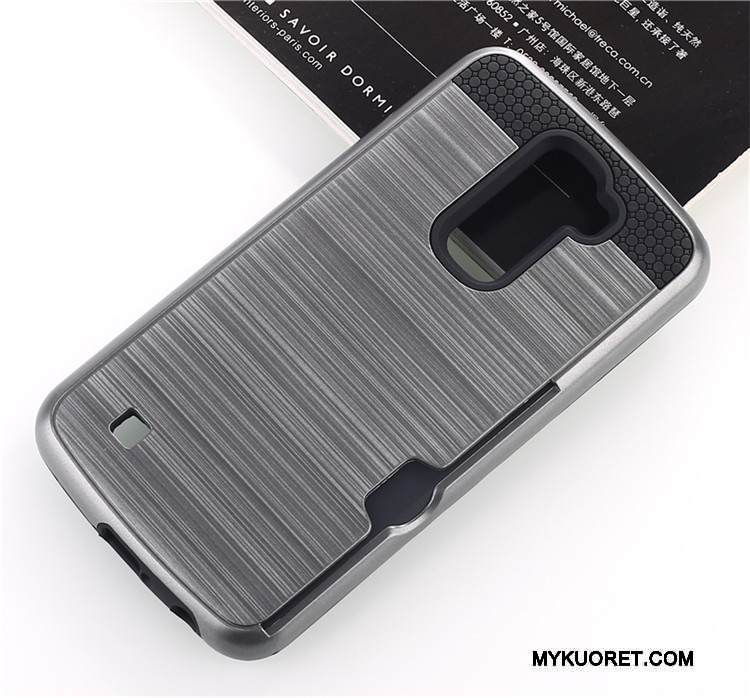 Kuori Lg K10 Silikoni Kulta Kortti, Kotelo Lg K10 Johdin Puhelimen Kuoret