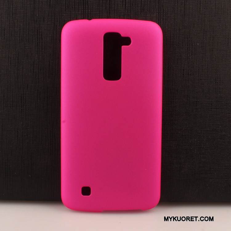 Kuori Lg K10 Suojaus Pesty Suede Puhelimen Kuoret, Kotelo Lg K10 Kova Yksinkertainen
