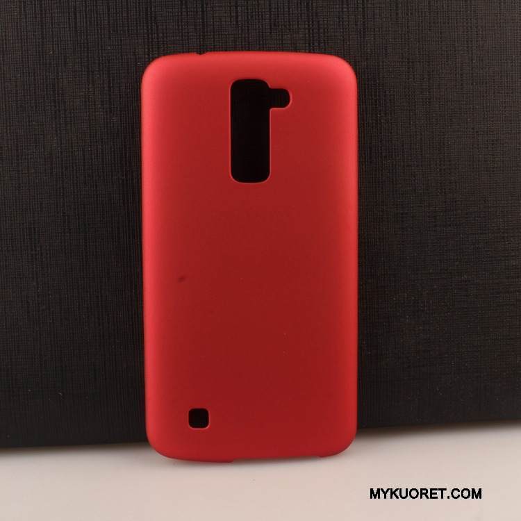 Kuori Lg K10 Suojaus Pesty Suede Puhelimen Kuoret, Kotelo Lg K10 Kova Yksinkertainen