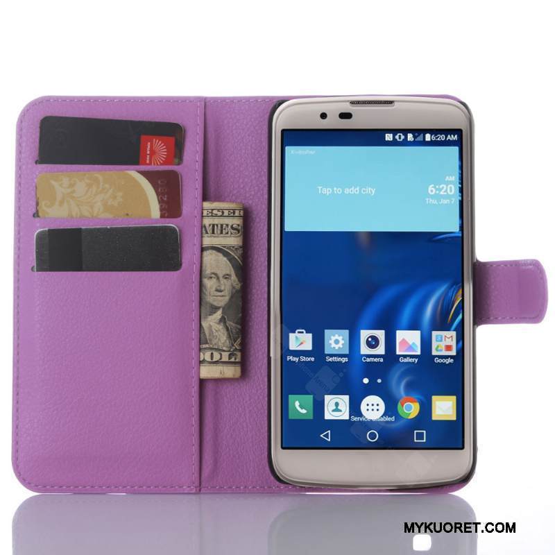 Kuori Lg K10 Tuki Puhelimen Kuoret Valkoinen, Kotelo Lg K10 Salkku Kortti