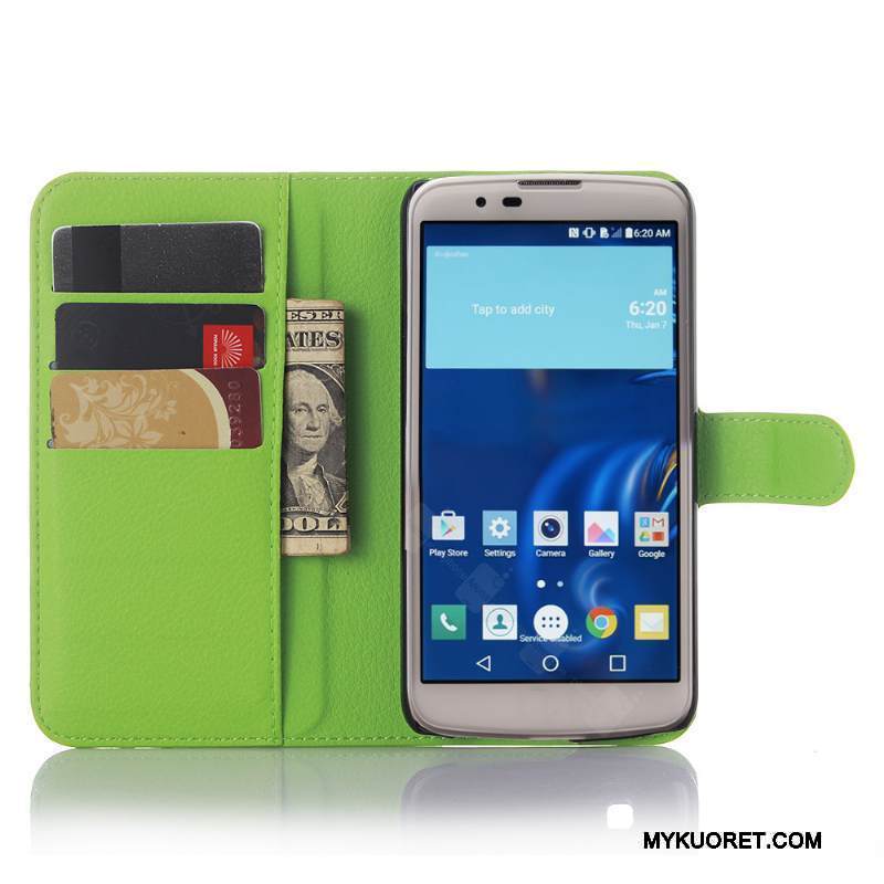 Kuori Lg K10 Tuki Puhelimen Kuoret Valkoinen, Kotelo Lg K10 Salkku Kortti