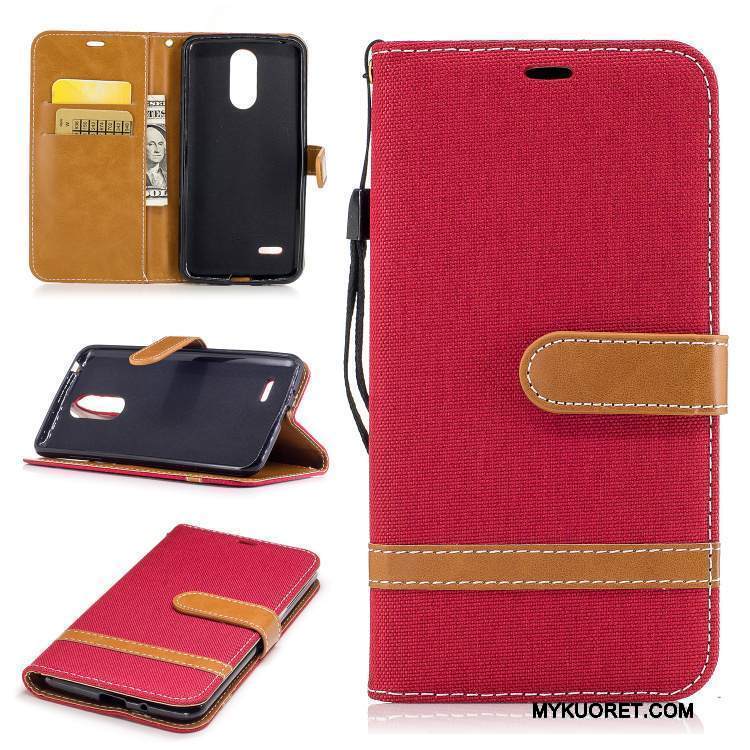 Kuori Lg K4 2017 Tuki Violetti Puhelimen Kuoret, Kotelo Lg K4 2017 Silikoni Yksinkertainen Taide