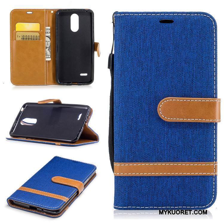 Kuori Lg K4 2017 Tuki Violetti Puhelimen Kuoret, Kotelo Lg K4 2017 Silikoni Yksinkertainen Taide