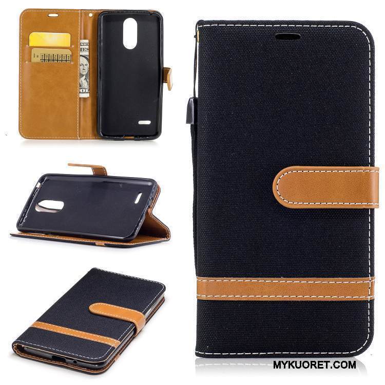 Kuori Lg K4 2017 Tuki Violetti Puhelimen Kuoret, Kotelo Lg K4 2017 Silikoni Yksinkertainen Taide