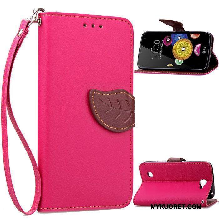 Kuori Lg K4 Nahka Niitti Ripustettavat Koristeet, Kotelo Lg K4 Salkku Puhelimen Kuoret Murtumaton