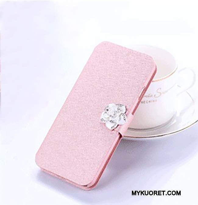 Kuori Lg K4 Nahka Persoonallisuus Punainen, Kotelo Lg K4 Tuki Jauhe Kiinteä Väri