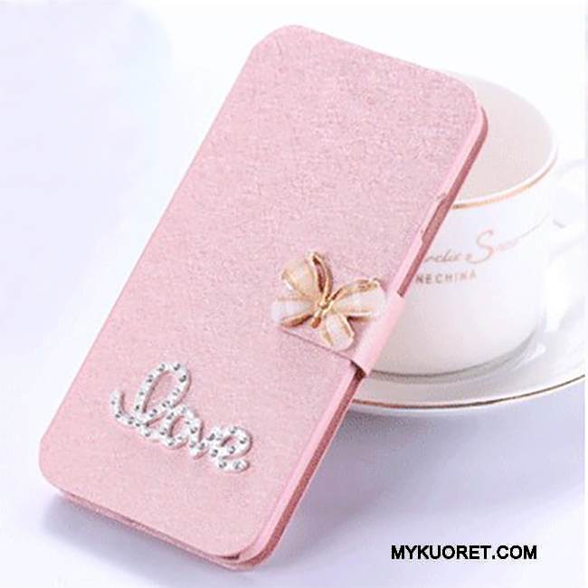 Kuori Lg K4 Nahka Persoonallisuus Punainen, Kotelo Lg K4 Tuki Jauhe Kiinteä Väri