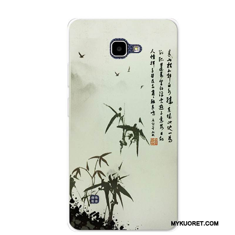 Kuori Lg K4 Pehmeä Neste Puhelimen Kuoret Murtumaton, Kotelo Lg K4 Maalaus Keltainen Persoonallisuus