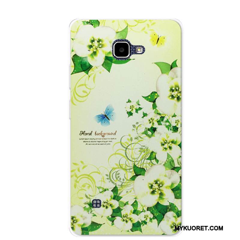 Kuori Lg K4 Pehmeä Neste Puhelimen Kuoret Murtumaton, Kotelo Lg K4 Maalaus Keltainen Persoonallisuus