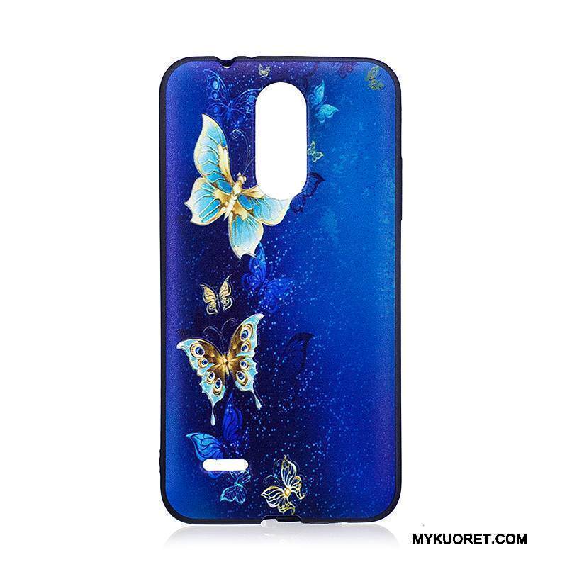 Kuori Lg K8 2017 Kohokuviointi Trendi Vihreä, Kotelo Lg K8 2017 Suojaus Puhelimen Kuoret