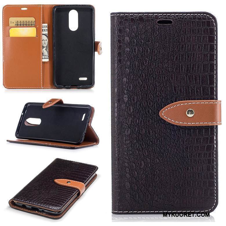 Kuori Lg K8 2017 Nahka Murtumaton Viini Punainen, Kotelo Lg K8 2017 Silikoni