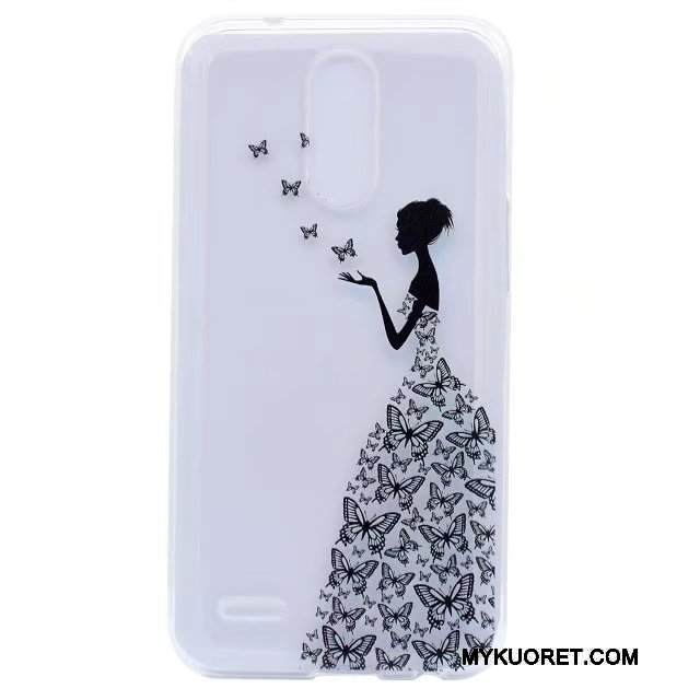 Kuori Lg K8 2017 Pehmeä Neste Puhelimen Kuoret Jauhe, Kotelo Lg K8 2017 Silikoni Murtumaton Läpinäkyvä