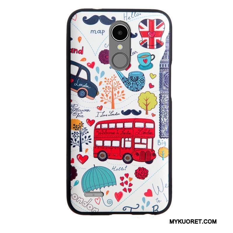 Kuori Lg K8 2017 Pehmeä Neste Valkoinen Murtumaton, Kotelo Lg K8 2017 Laukut Musta Puhelimen Kuoret