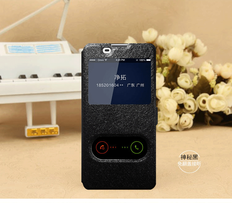 Kuori Lg K8 Nahka Sininen Puhelimen Kuoret, Kotelo Lg K8 Kuoret