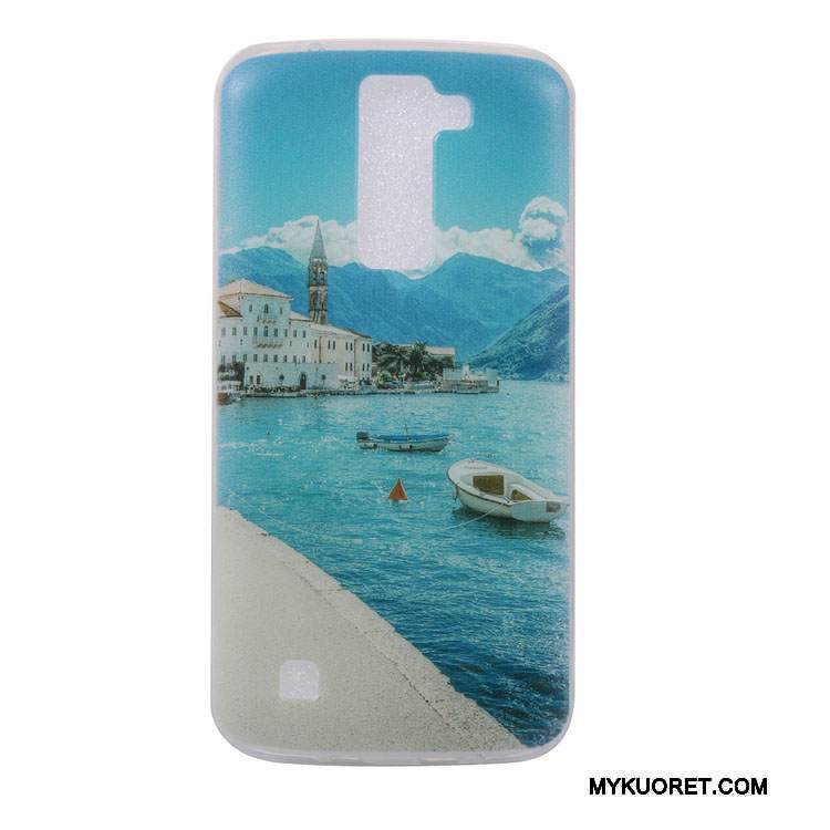 Kuori Lg K8 Pehmeä Neste Maisema Puhelimen Kuoret, Kotelo Lg K8 Suojaus Eläin Ripustettavat Koristeet