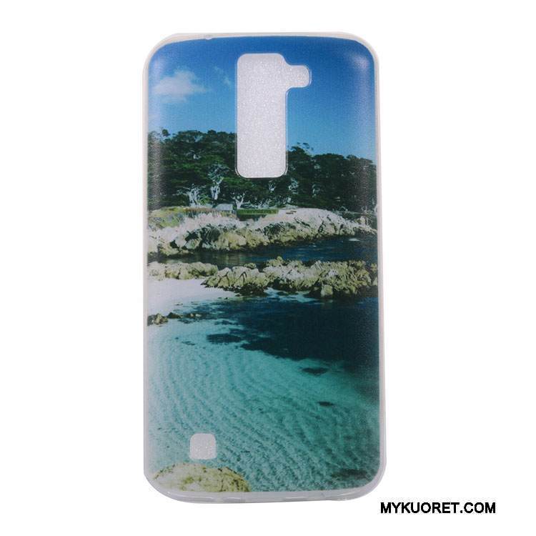 Kuori Lg K8 Pehmeä Neste Maisema Puhelimen Kuoret, Kotelo Lg K8 Suojaus Eläin Ripustettavat Koristeet