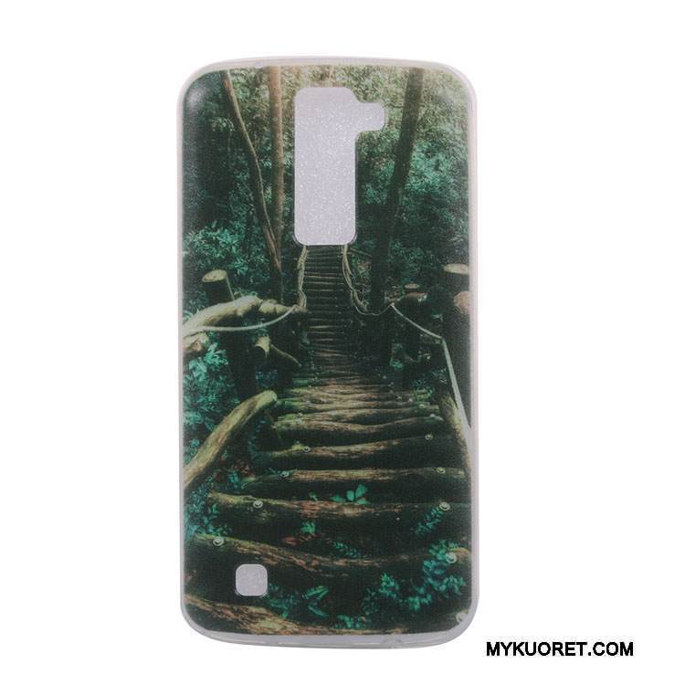 Kuori Lg K8 Pehmeä Neste Maisema Puhelimen Kuoret, Kotelo Lg K8 Suojaus Eläin Ripustettavat Koristeet