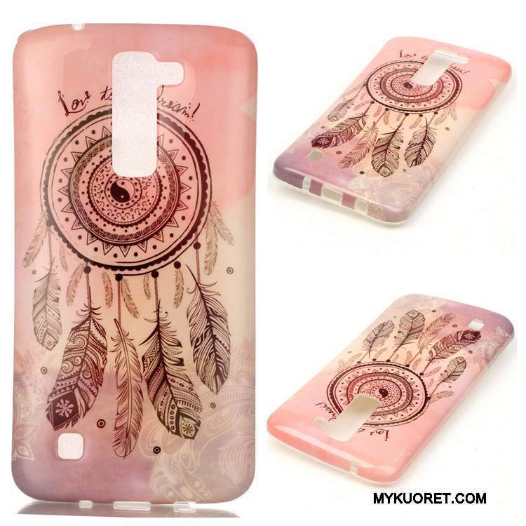 Kuori Lg K8 Silikoni Murtumaton Ripustettavat Koristeet, Kotelo Lg K8 Suojaus Violetti