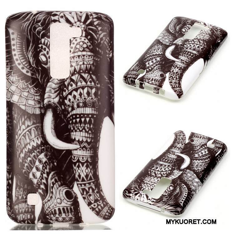 Kuori Lg K8 Silikoni Murtumaton Ripustettavat Koristeet, Kotelo Lg K8 Suojaus Violetti