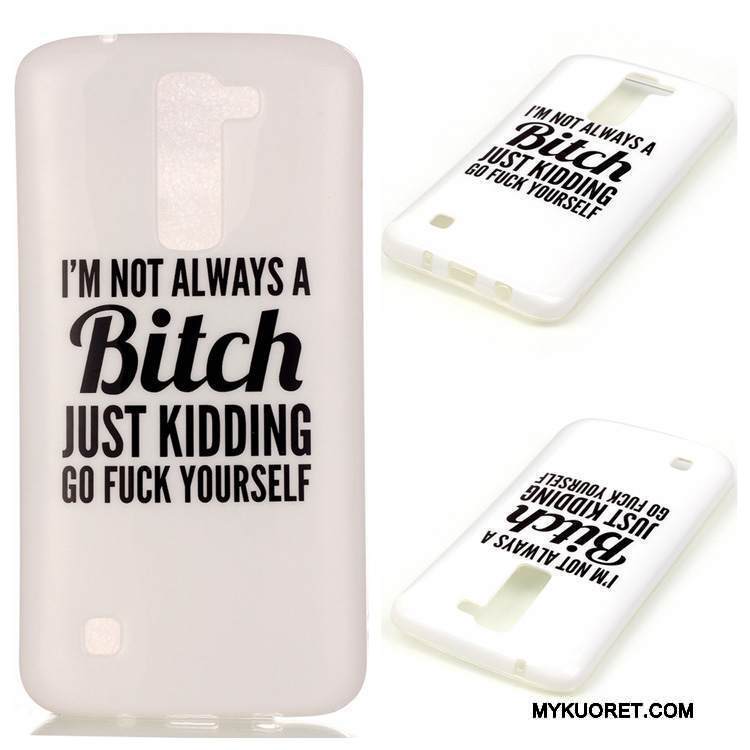 Kuori Lg K8 Silikoni Murtumaton Ripustettavat Koristeet, Kotelo Lg K8 Suojaus Violetti