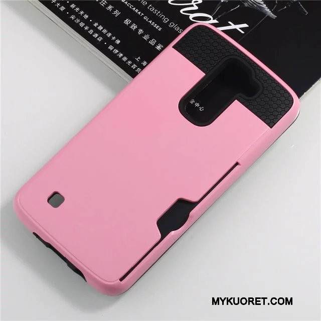 Kuori Lg K8 Silikoni Sininen Johdin, Kotelo Lg K8 Suojaus Kortti Murtumaton