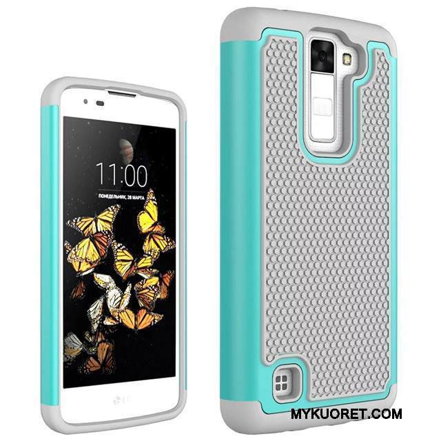 Kuori Lg K8 Suojaus Murtumaton Puhelimen Kuoret, Kotelo Lg K8 Pehmeä Neste Sininen Liukumaton