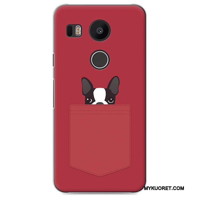 Kuori Lg Nexus 5x Maalaus Ihana Puhelimen Kuoret, Kotelo Lg Nexus 5x Sarjakuva Sininen Kova