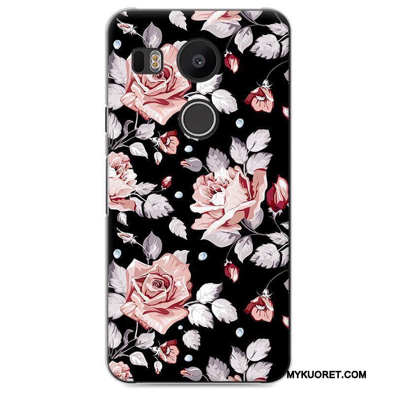 Kuori Lg Nexus 5x Maalaus Ihana Puhelimen Kuoret, Kotelo Lg Nexus 5x Sarjakuva Sininen Kova